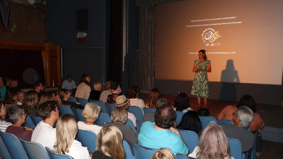 Sala Veras seznamuje diváky s historií | Foto: Ája Bufka,  Radio Prague International