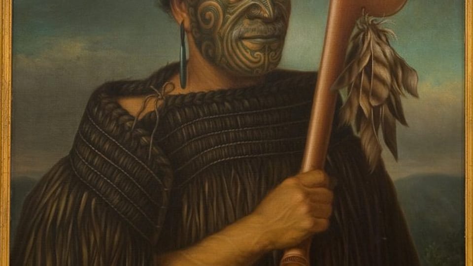 Obraz Gottfrieda Lindauera: Tamati Waka Nene Obraz Gottfrieda Lindauera: Tamati Waka Nene