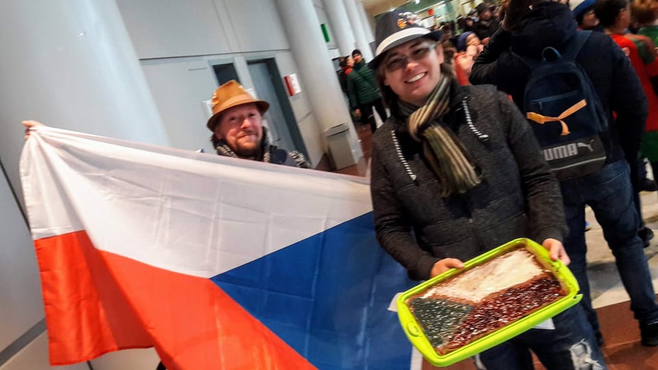 Češi fandí i slaví ve Frankfurtu Češi fandí i slaví ve Frankfurtu