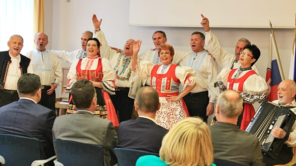 Vystoupení folklorního souboru Skaličan Vystoupení folklorního souboru Skaličan