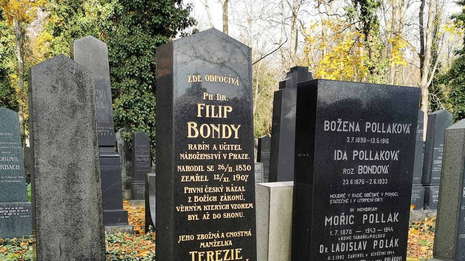 Na Olšanech mají hroby známé pražské židovské rodiny | Foto: Petr Lukeš, Radio Prague International Na Olšanech mají hroby známé pražské židovské rodiny | Foto: Petr Lukeš, Radio Prague International