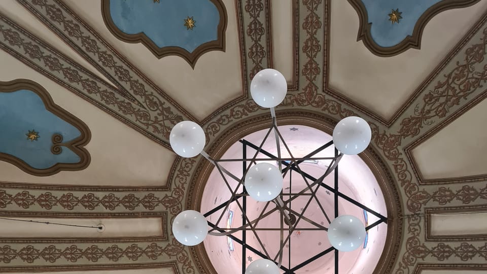 Modlitebna rakovnické židovské synagogy je skvěle zrestaurována | Foto: Klára Stejskalová, Radio Prague International Modlitebna rakovnické židovské synagogy je skvěle zrestaurována | Foto: Klára Stejskalová, Radio Prague International