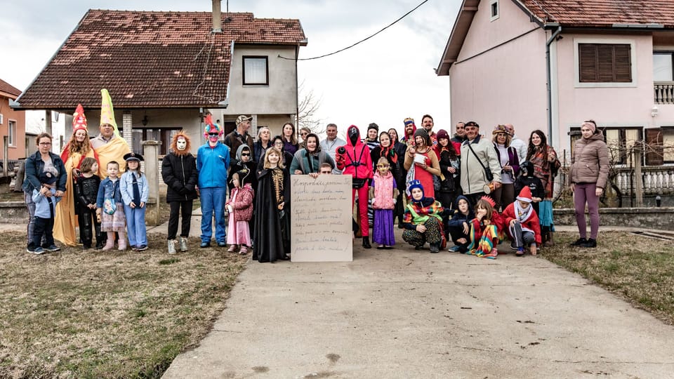 Masopustní společnost v Kruščici | Foto: Alena Havlová, Jan Haken Masopustní společnost v Kruščici | Foto: Alena Havlová, Jan Haken