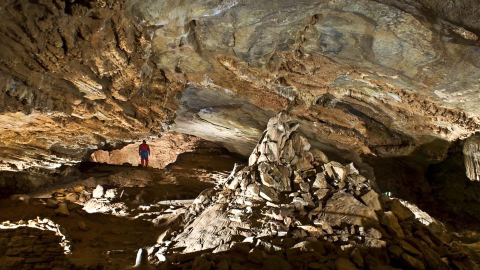 Proškův dóm v Koněpruských jeskyních | Foto: Alexandr Komaško, Český rozhlas Proškův dóm v Koněpruských jeskyních | Foto: Alexandr Komaško, Český rozhlas
