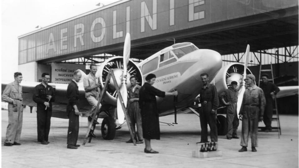 Airspeed Envoy | Foto: Archiv ČSA Airspeed Envoy | Foto: Archiv ČSA