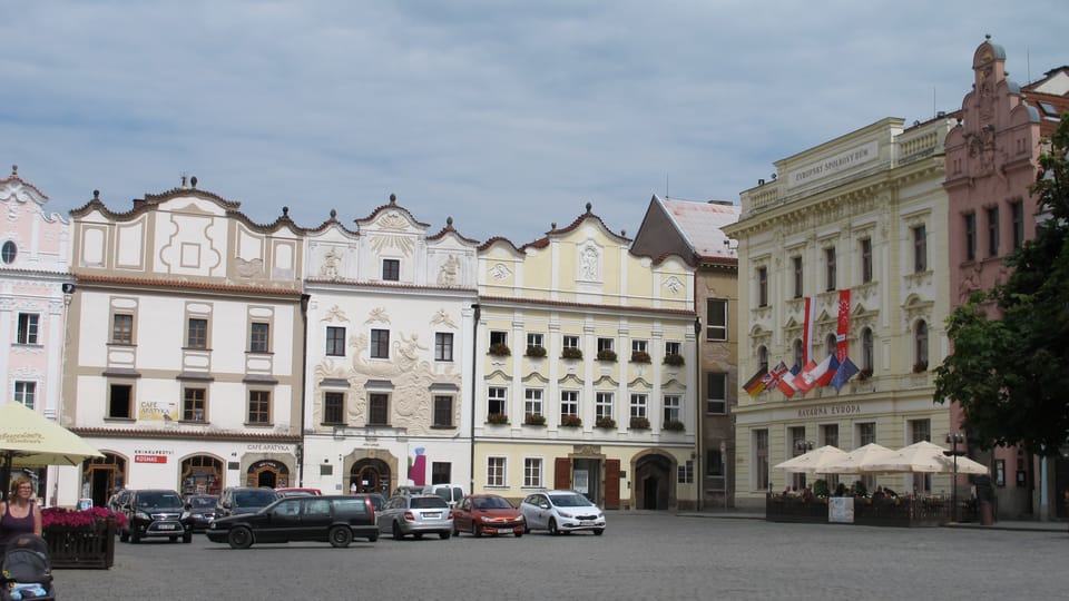 Pernštýnské náměstí,  uprostřed dům U Jonáše,  foto: Kristýna Maková