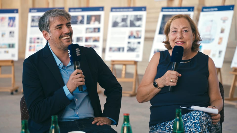 Juan Pablo Bertazza a Klára Stejskalová | Foto: Antoan Pepelanov,  Radio Prague International