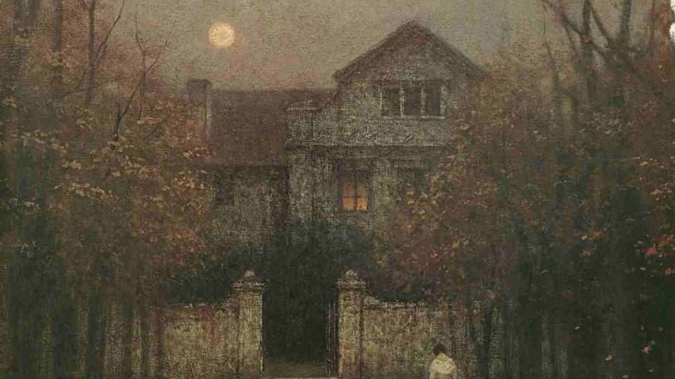 Jakub Schikaneder: Večer v zahradě,  1907-1907 | Foto: Wikimedia Commons,  public domain