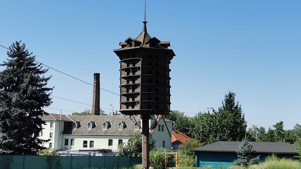 K areálu Ztracené zastávky patří i holubník z 19. století | Foto: Petr Lukeš, Radio Prague International K areálu Ztracené zastávky patří i holubník z 19. století | Foto: Petr Lukeš, Radio Prague International