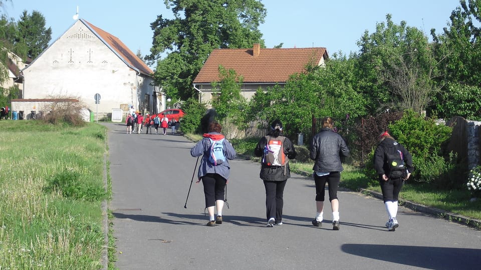 Pochod Praha Prčice | Foto: Radek Ctibor, Český rozhlas Pochod Praha Prčice | Foto: Radek Ctibor, Český rozhlas