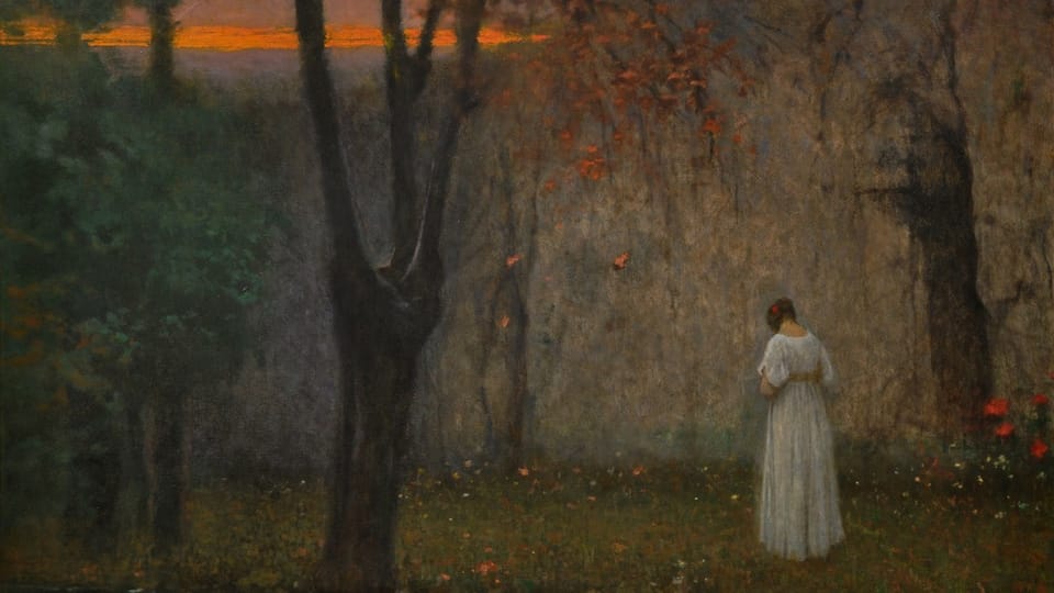 Jakub Schikaneder: Podzimní červánky,  1910 | Foto: Wikimedia Commons,  public domain