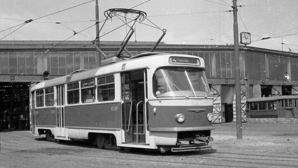 Tramvaj T3 v roce 1962 | Foto: Dopravní podnik hl. m. Prahy Tramvaj T3 v roce 1962 | Foto: Dopravní podnik hl. m. Prahy