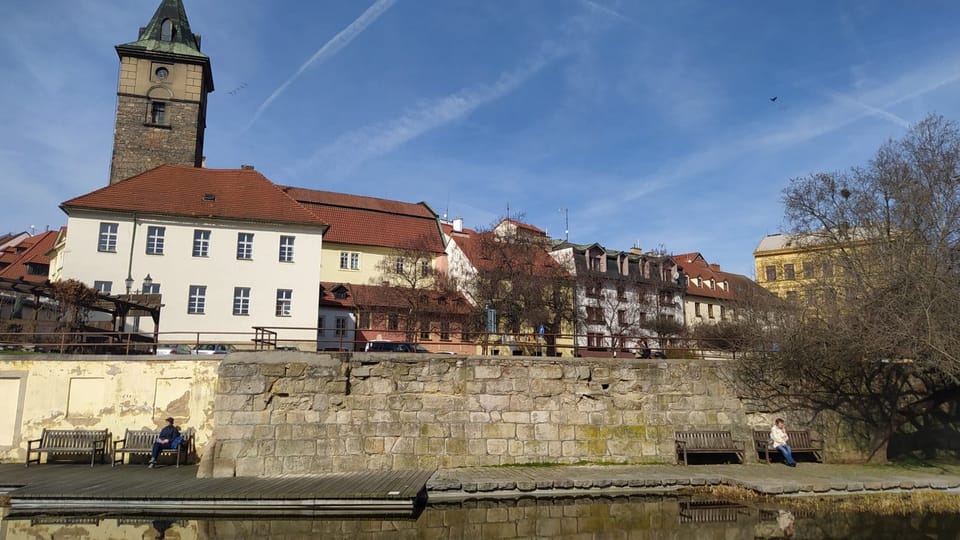 Mlýnská strouha v Plzni | Foto: Kateřina Dobrovolná, Český rozhlas Mlýnská strouha v Plzni | Foto: Kateřina Dobrovolná, Český rozhlas