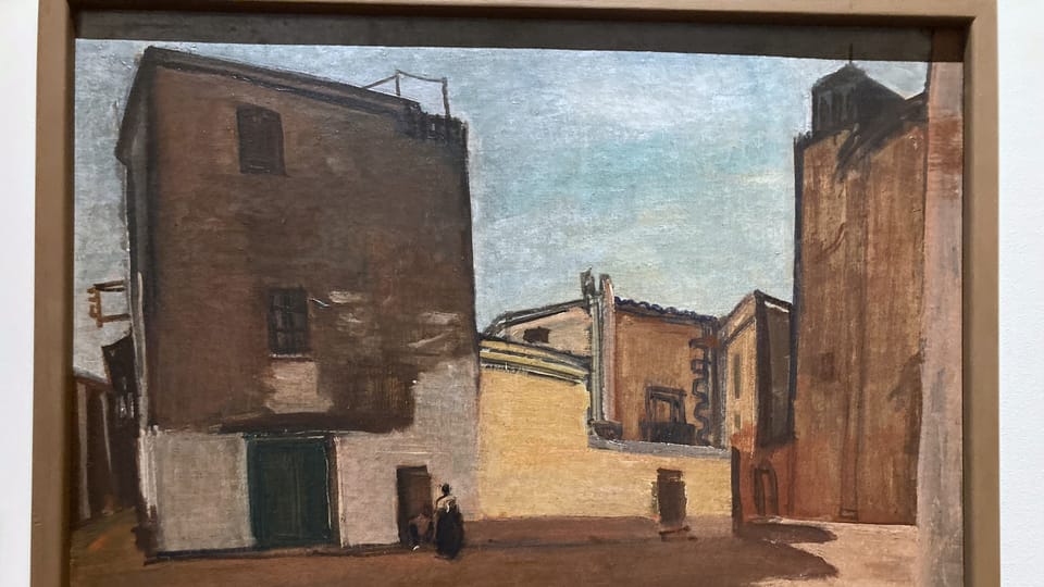 Georges Kars: 'Náměstí před kostelem v Tossa de Mar, 1935' | Foto: Anna Kubišta, Radio Prague International Georges Kars: 'Náměstí před kostelem v Tossa de Mar, 1935' | Foto: Anna Kubišta, Radio Prague International