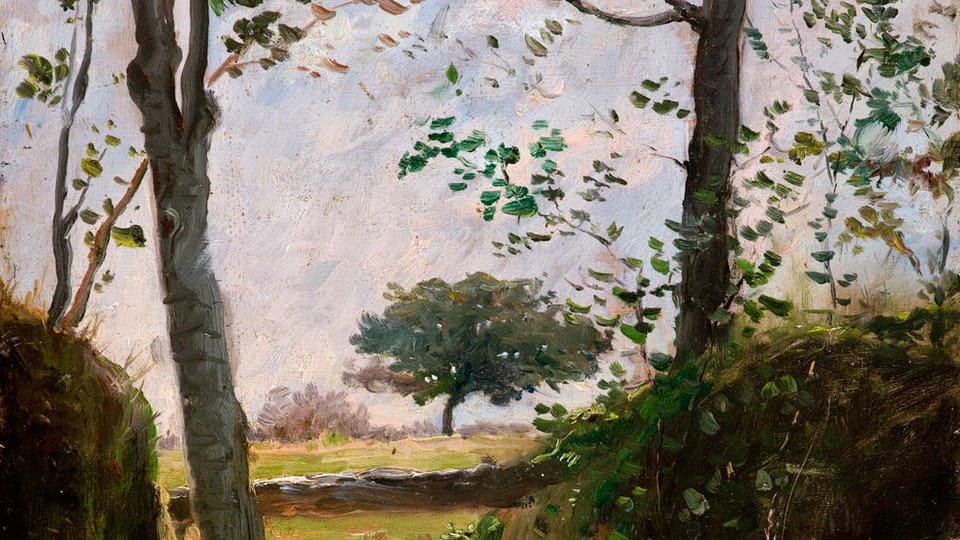 Václav Brožík: Kraj lesa, zdroj: Wikimedia Commons, CC0 Václav Brožík: Kraj lesa, zdroj: Wikimedia Commons, CC0