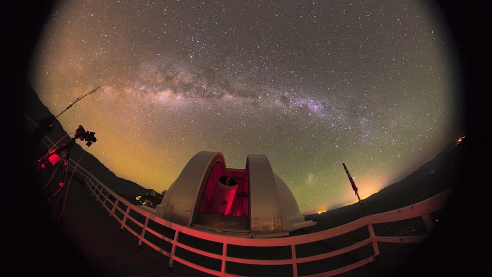 Při pozorování | Foto: Pavol Gajdoš, Akademie věd ČR Při pozorování | Foto: Pavol Gajdoš, Akademie věd ČR