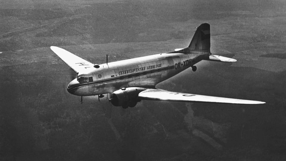 Douglas DC-3, 1946 | Foto: Archiv ČSA Douglas DC-3, 1946 | Foto: Archiv ČSA