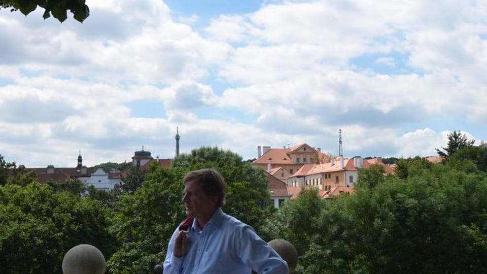 Pohled z Masarykovy vyhlídky je přehlídkou architektury Hradčan,  říká Zdeněk Lukeš | Foto: Jolana Nováková,  Český rozhlas