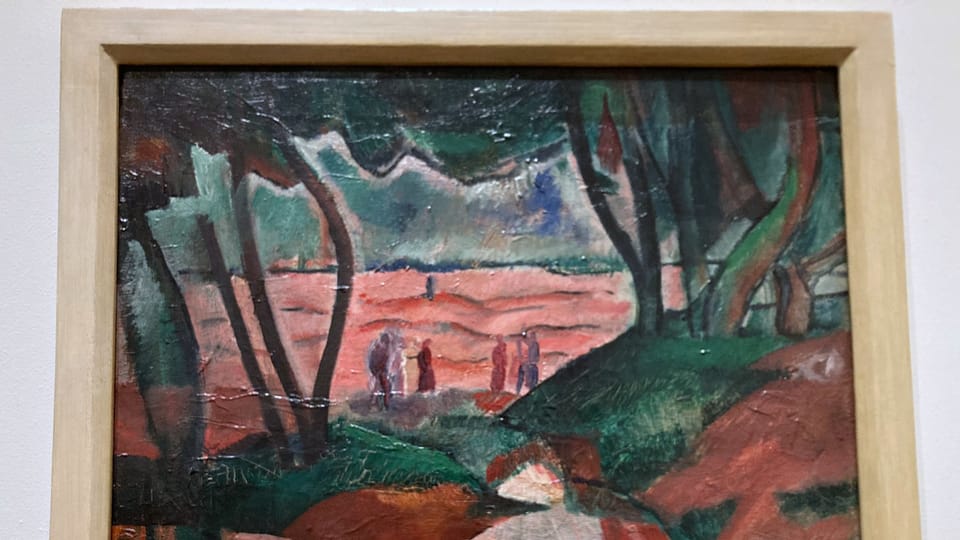 George Kars: 'Stromy na pobřeží,  Krajina II,  1929' | Foto: Anna Kubišta,  Radio Prague International