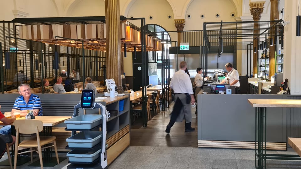 Nádražní restaurace - Masarykovo nádraží v Praze | Foto: Klára Stejskalová, Radio Prague International Nádražní restaurace - Masarykovo nádraží v Praze | Foto: Klára Stejskalová, Radio Prague International