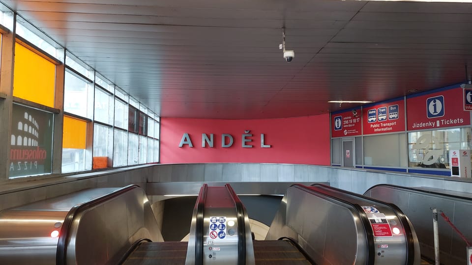 Stanice metra Anděl | Foto: Paul-Henri Perrain,  Radio Prague International