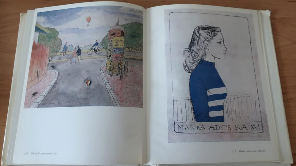 Manka Haštabová, Lhotákova dlouholetá múza na jednom z mnoha portrétů | Foto: Reprofoto z knihy Kamil Lhoták - Umělecké profily, autor: František Dvořák, nakladatelství Odeon Manka Haštabová, Lhotákova dlouholetá múza na jednom z mnoha portrétů | Foto: Reprofoto z knihy Kamil Lhoták - Umělecké profily, autor: František Dvořák, nakladatelství Odeon