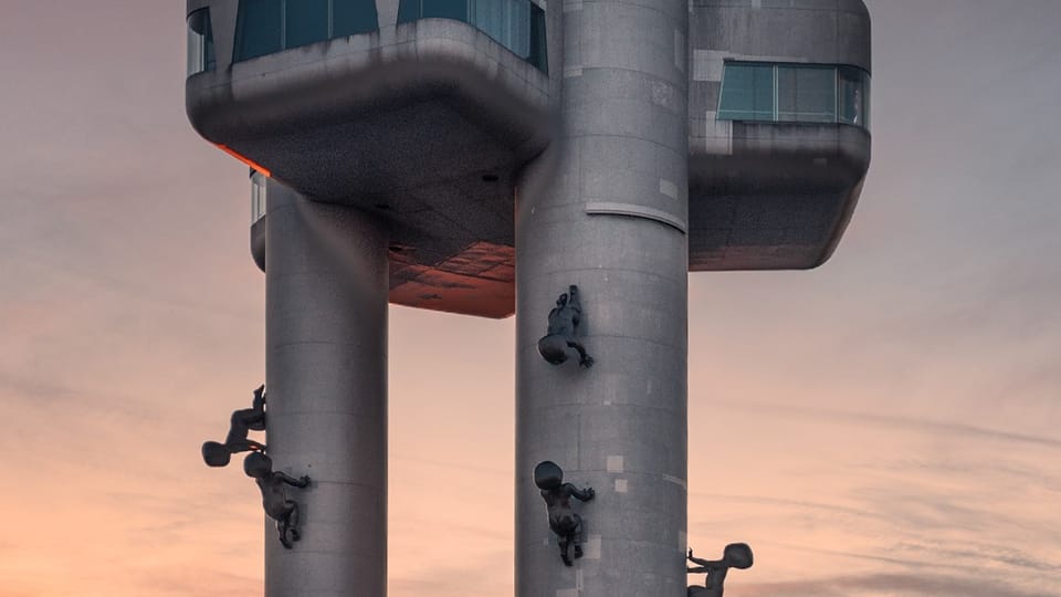 Žižkovský Tower Park při západu slunce | Foto: Tower gastro s.r.o.