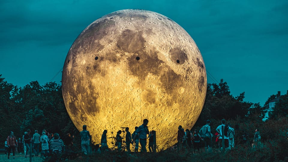 Model Měsíce - Lunalón | Foto: Michal Bernátek, Hvězdárna a planetárium Brno Model Měsíce - Lunalón | Foto: Michal Bernátek, Hvězdárna a planetárium Brno