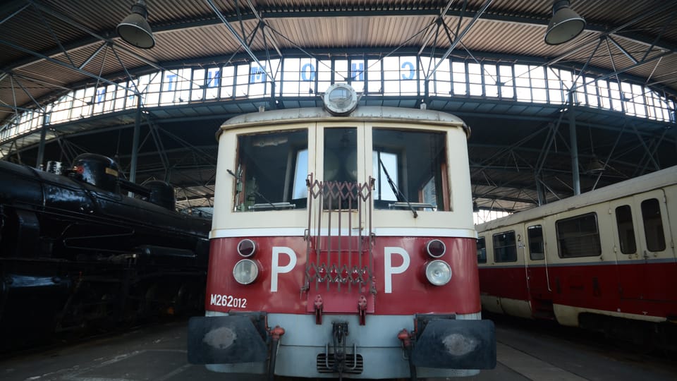 Motorové vozy M262.0 se vyráběly ve 40. a 50. letech a známé byly hlavně z československých vedlejších tratí. | Foto: Břetislav Tureček, Radio Prague International Motorové vozy M262.0 se vyráběly ve 40. a 50. letech a známé byly hlavně z československých vedlejších tratí. | Foto: Břetislav Tureček, Radio Prague International