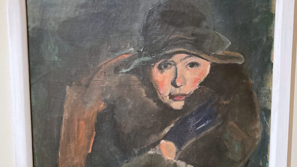 Georges Kars: 'Dáma s kožešinovým límcem,  1919' | Foto: Anna Kubišta,  Radio Prague International