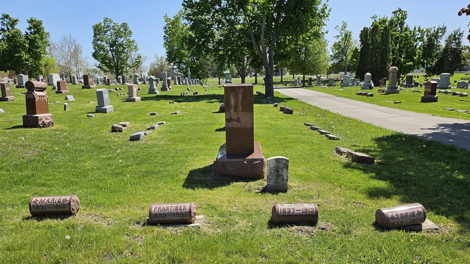 Hřbitov v Cedar Rapids | Foto: Klára Stejskalová,  Radio Prague International