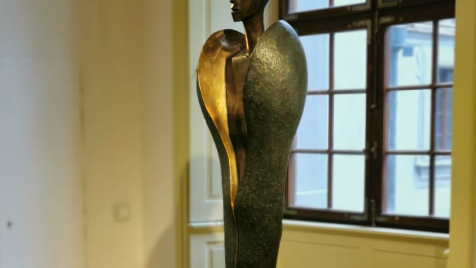 První patro paláce využívá Muzeum města Prahy k výstavám | Foto: Petr Lukeš, Radio Prague International První patro paláce využívá Muzeum města Prahy k výstavám | Foto: Petr Lukeš, Radio Prague International