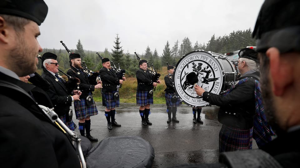 Odhalení památníku československého letce Františka Hekla | Foto: Jan Schejbal, Ministerstvo obrany ČR Odhalení památníku československého letce Františka Hekla | Foto: Jan Schejbal, Ministerstvo obrany ČR
