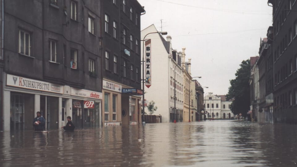 Povodně v bohumínské městské části Vrbice v roce 1997 | Foto: Andrea Čánová,  Český rozhlas