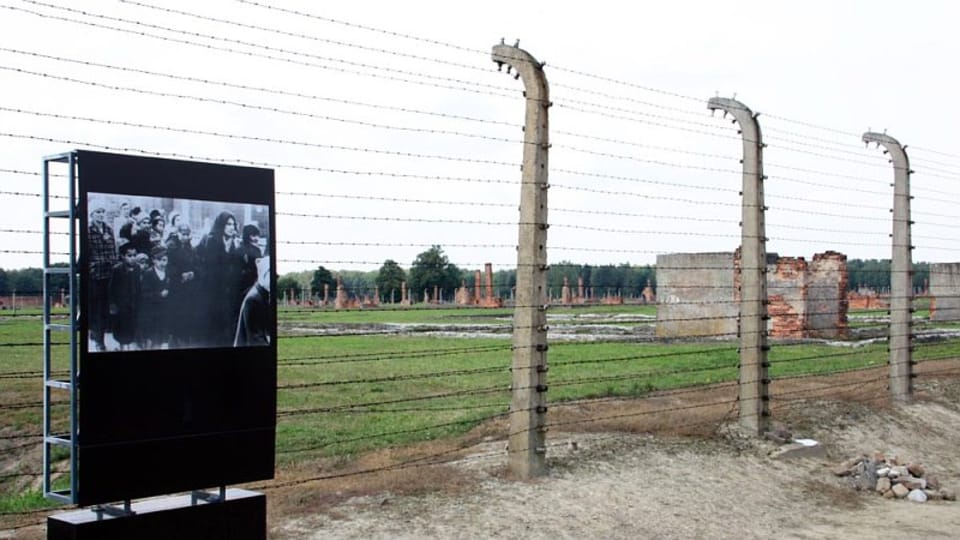 Tábor Osvětim - Březinka,  kde bylo v noci z 2. na 3. srpna 1944 zavražděno téměř 3 000 Romů,  foto: Barbora Kmentová / Archiv ČRo 7