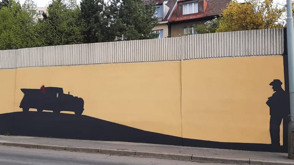 Mural 'Operace Anthropoid' | Foto: Lenka Žižková, Radio Prague International Mural 'Operace Anthropoid' | Foto: Lenka Žižková, Radio Prague International