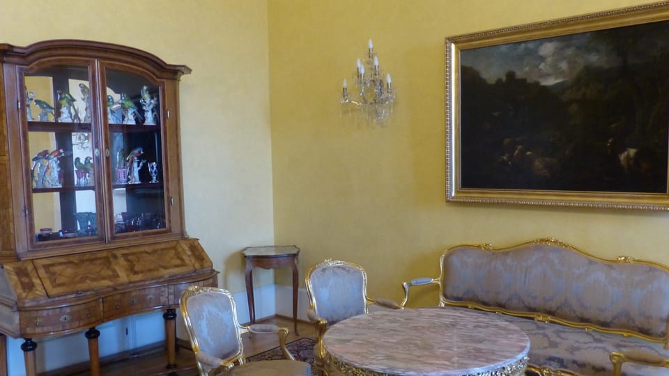Další z reprezentativních salonků v poschodí Černínského paláce | Foto: Petr Lukeš, Radio Prague International Další z reprezentativních salonků v poschodí Černínského paláce | Foto: Petr Lukeš, Radio Prague International