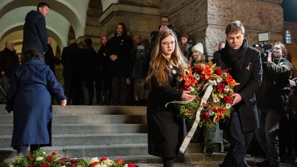 Pieta k výročí upálení Jana Palacha | Foto: Zuzana Jarolímková, iROZHLAS.cz Pieta k výročí upálení Jana Palacha | Foto: Zuzana Jarolímková, iROZHLAS.cz