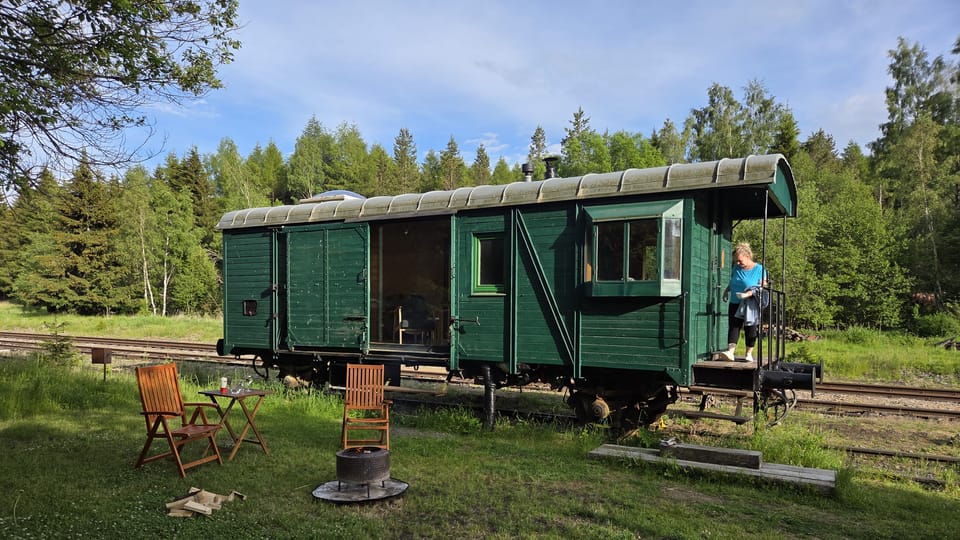 Příprava večerního ohně | Foto: archiv rodiny Brožkových Příprava večerního ohně | Foto: archiv rodiny Brožkových