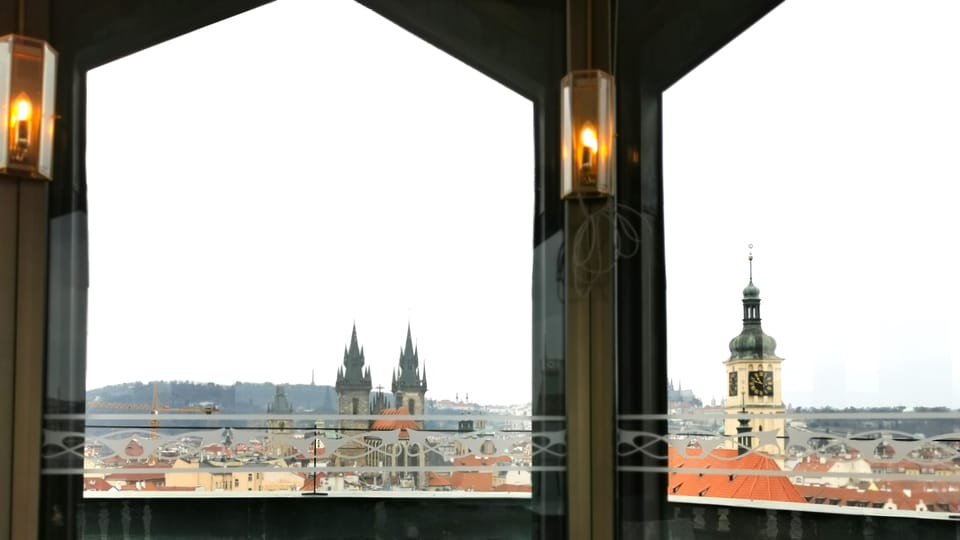 Výhled z nejvyššího místa hotelu Paříž | Foto: Petr Lukeš, Radio Prague International Výhled z nejvyššího místa hotelu Paříž | Foto: Petr Lukeš, Radio Prague International