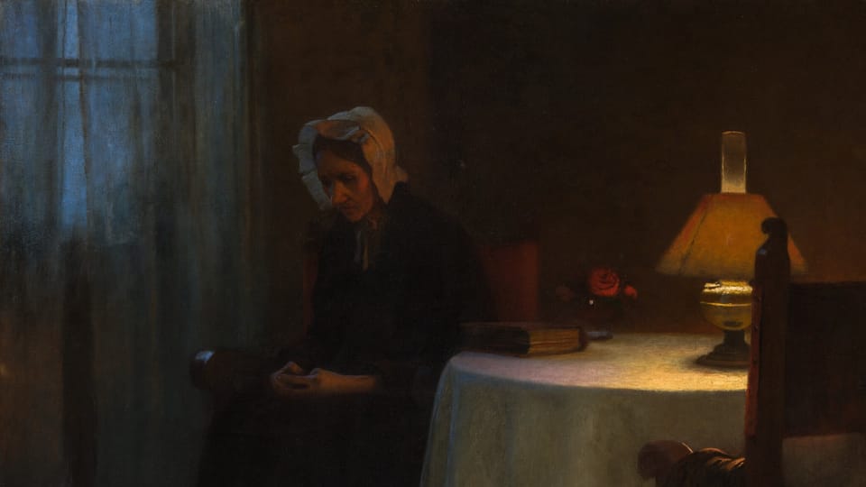 Jakub Schikaneder: Večer, 1897 | Foto: Národní galerie v Praze Jakub Schikaneder: Večer, 1897 | Foto: Národní galerie v Praze