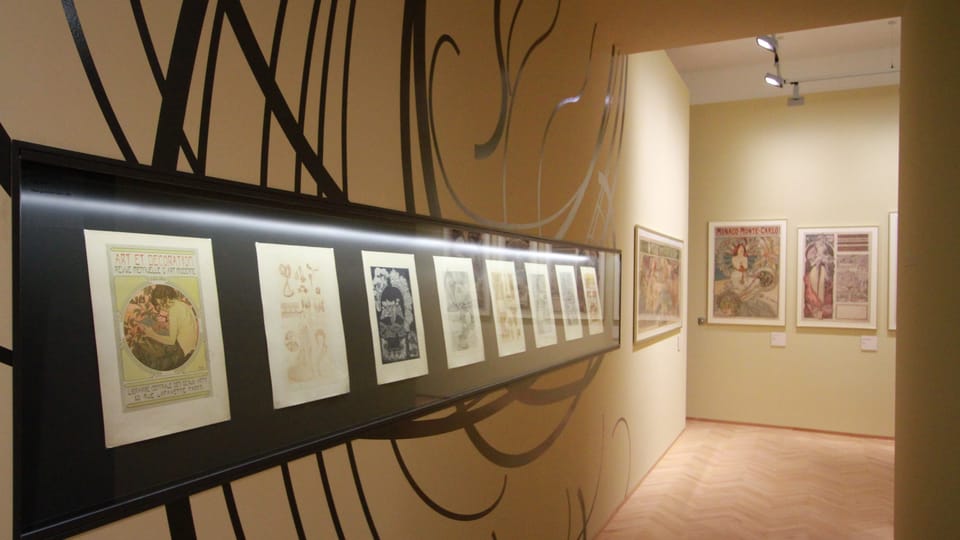 Sbírka litografií Alfonse Muchy v chrudimském muzeu | Foto: Muzeum Chrudim