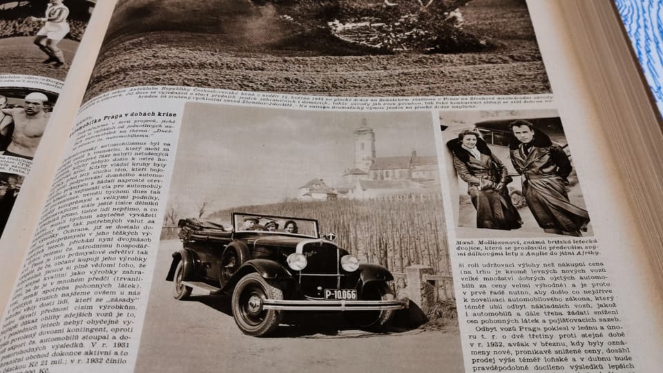 Součástí expozice jsou i nejpopulárnější časopisy meziválečného období | Foto: Petr Lukeš, Radio Prague International Součástí expozice jsou i nejpopulárnější časopisy meziválečného období | Foto: Petr Lukeš, Radio Prague International
