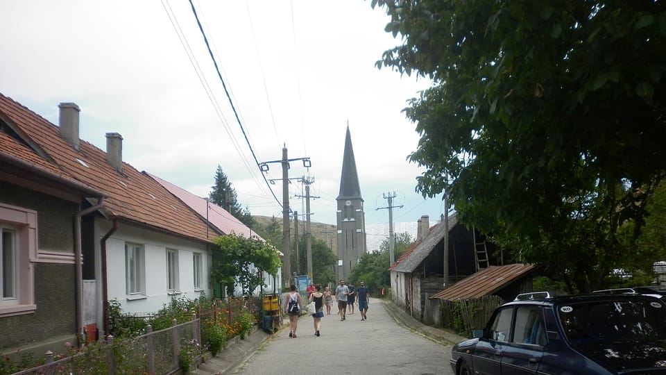 Hlavní ulice v Eibentálu,  foto: Zdeňka Kuchyňová