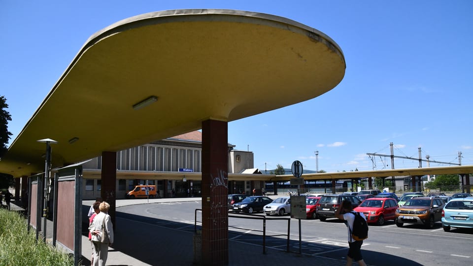 Klatovské nádraží v podání vyhlášeného architekta Josefa Dandy | Foto: Břetislav Tureček, Radio Prague International Klatovské nádraží v podání vyhlášeného architekta Josefa Dandy | Foto: Břetislav Tureček, Radio Prague International