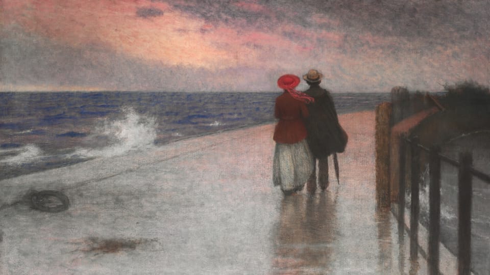 Jakub Schikaneder: Na svatební cestě, 1922-1924 | Foto: Národní galerie v Praze Jakub Schikaneder: Na svatební cestě, 1922-1924 | Foto: Národní galerie v Praze