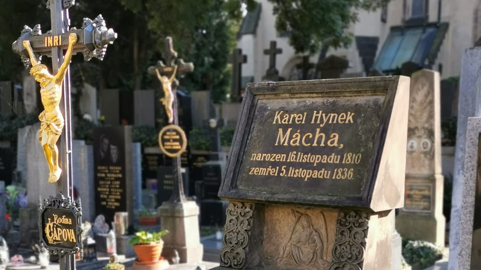 Ostatky Karla Hynka Máchy byly na Vyšehrad převezeny z Litoměřic krátce před okupací | Foto: Petr Lukeš, Radio Prague International Ostatky Karla Hynka Máchy byly na Vyšehrad převezeny z Litoměřic krátce před okupací | Foto: Petr Lukeš, Radio Prague International