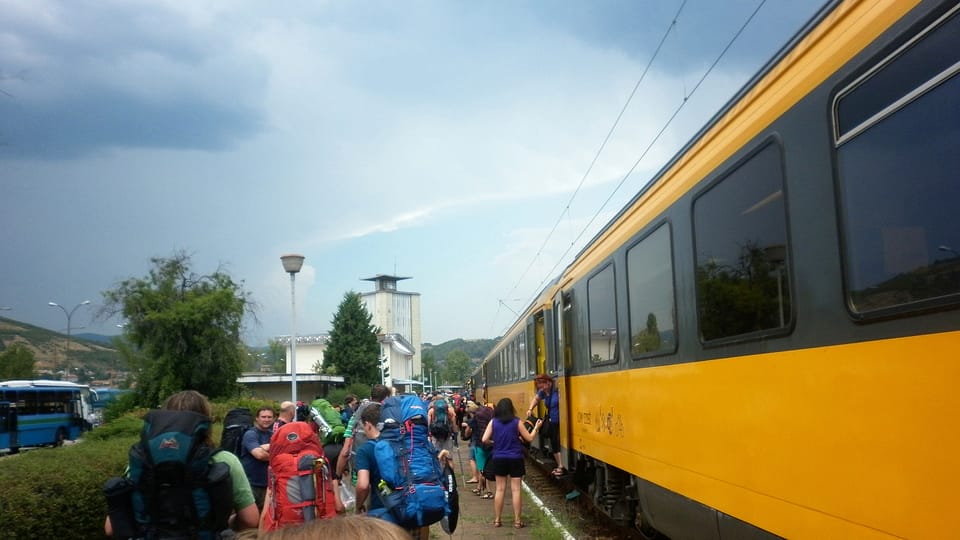 Festivalový vlak, foto: Zdeňka Kuchyňová Festivalový vlak, foto: Zdeňka Kuchyňová