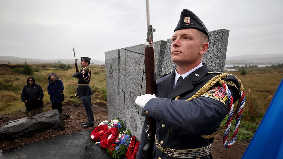 Památník československého letce Františka Hekla | Foto: Jan Schejbal, Ministerstvo obrany ČR Památník československého letce Františka Hekla | Foto: Jan Schejbal, Ministerstvo obrany ČR