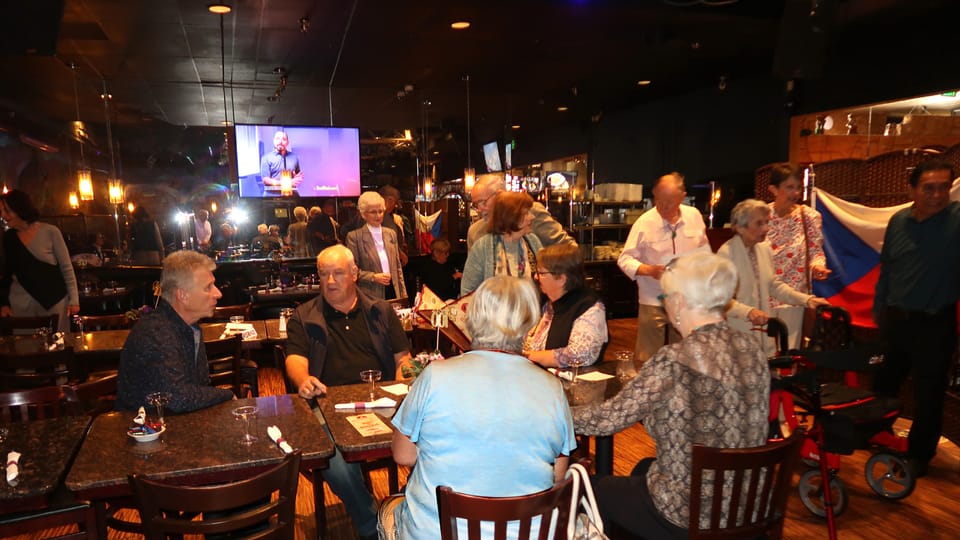 Rozloučení s Besedou v peruánské restauraci Inka | Foto: Ája Bufka, Radio Prague International Rozloučení s Besedou v peruánské restauraci Inka | Foto: Ája Bufka, Radio Prague International